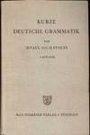 Heinz Stolte: Kurze deutsche Grammatik 2. Auflage, Max Niemeyer Verlag