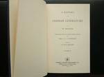 W. Scherer, A History of German Literature vol.2, Haskell House Publishers Ltd.