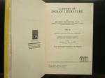 Maurice Winternitz, A History of Indian Literature vol.II, Oriental Books